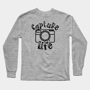 Capture Life Photographer Camera Long Sleeve T-Shirt